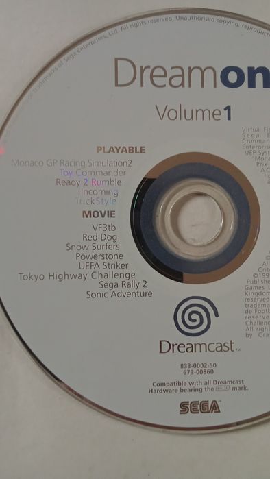 Vendo jogos originais para a Sega Dreamcast usados