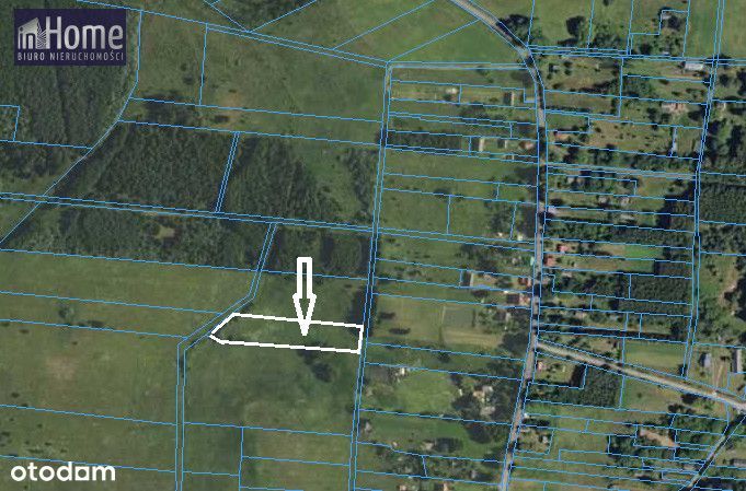Działka rolna 0,58 ha w Kruszynianach