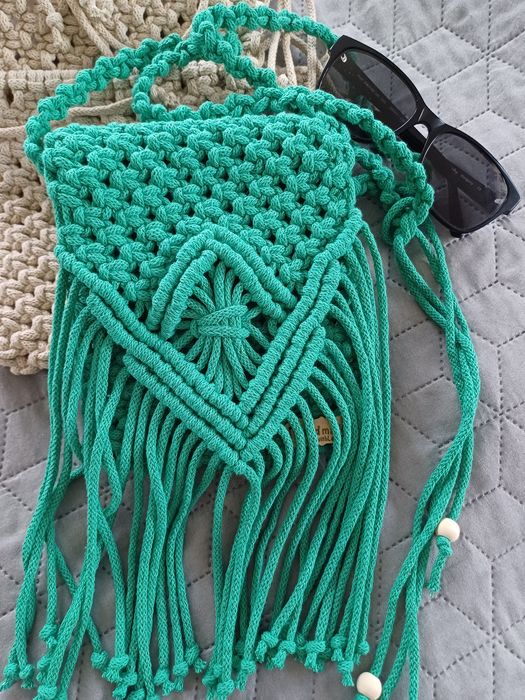 Makramowa Torebka na Telefon – Handmade w Stylu Boho