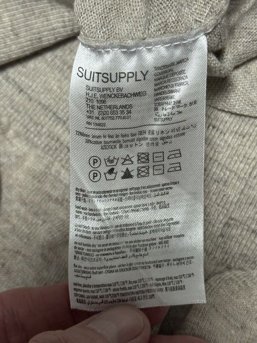 Лляний светр SUITSUPPLY (оригінал)