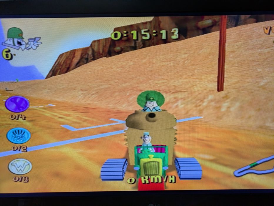 Jogo PS2 ( PlayStation 2 ) Wacky Races: Mad Motors (Opt.Estado)