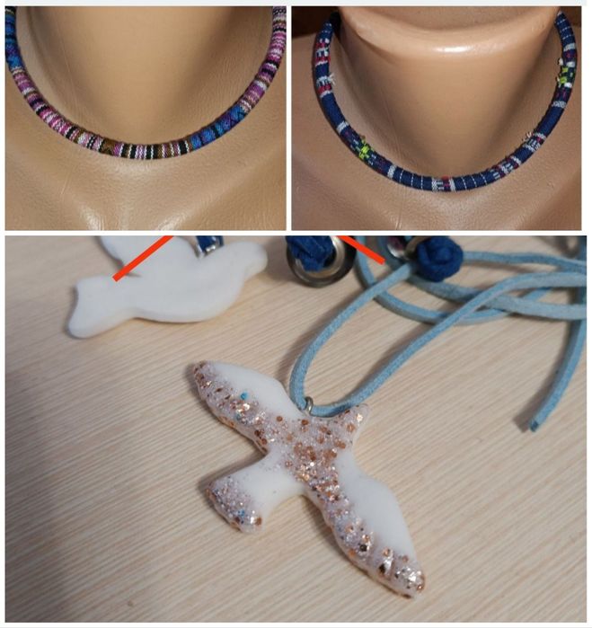 Чокер намисто буси кулон на подарунок гортайте фото