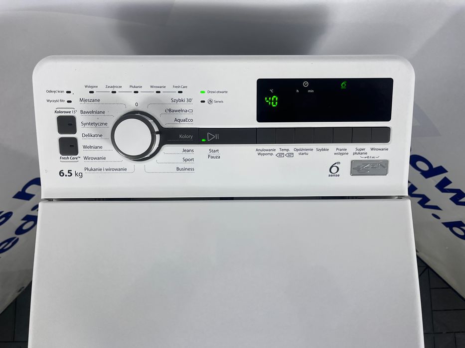 Pralka Whirlpool od góry Inverter 6.5 kg/1200 ob /A+++ /Dostawa/Gwar