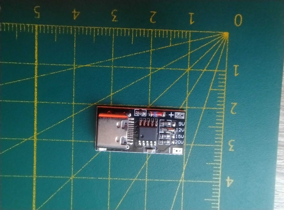 PD-тригер USB Type-C PD2.0/PD3.0 (9V-12V-15V-20V) PD>QC>FCP>AF CTP9