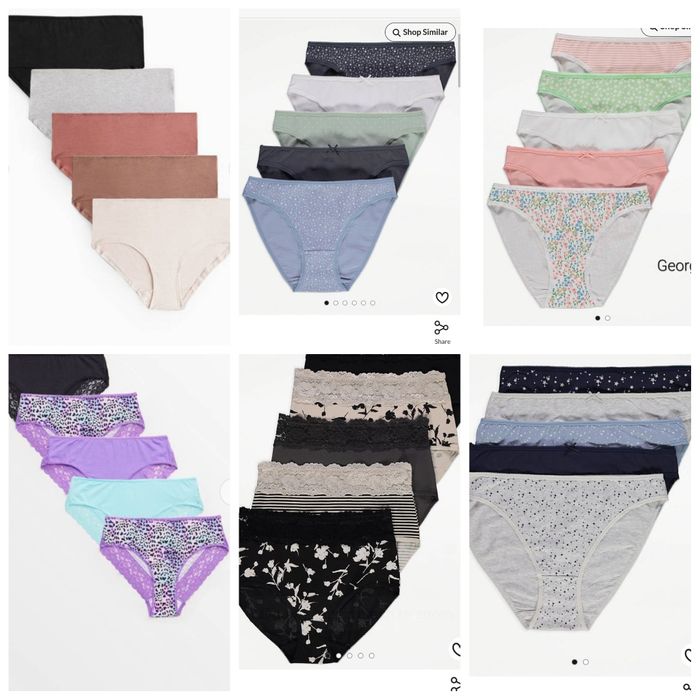 Жіночі трусики Джордж, H&M , GEORGE, Matalan женское белье