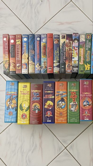 Vhs originais desenhos animados