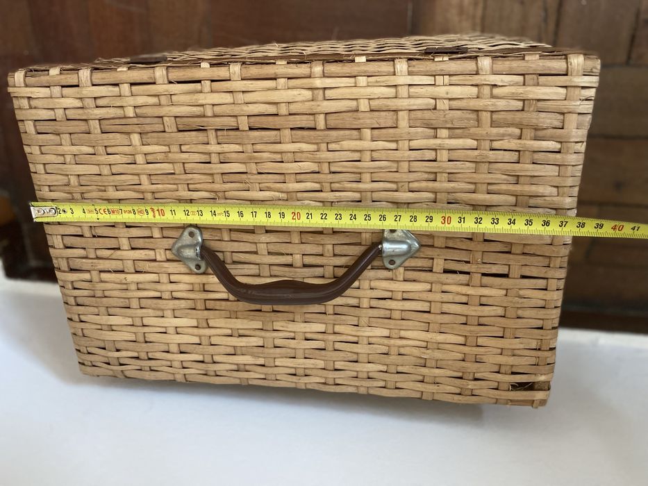 Cesto Vintage Artesanal - anos 60