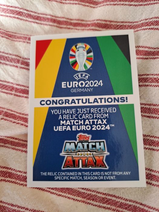 Relic Card - Robin van Persie - Match Attax UEFA Euro 2024