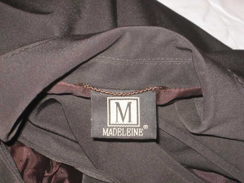 Marynarka damska Madeleine grafitowa grafit szara kieszenie 44 XL XXL