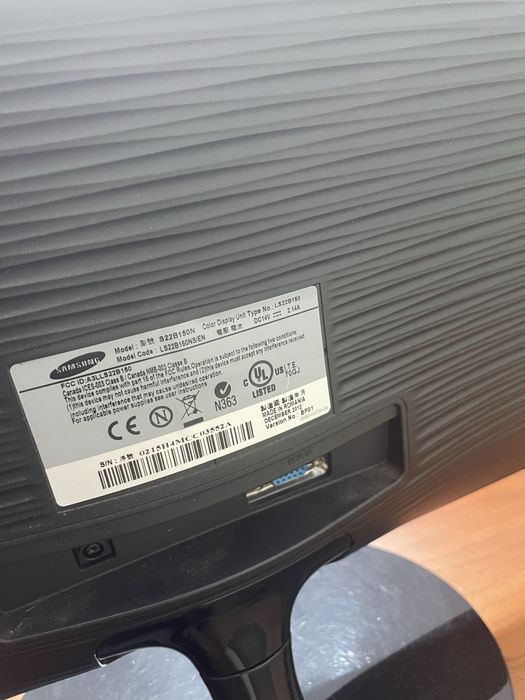 Monitor led  22” SyncMaster S22B150N