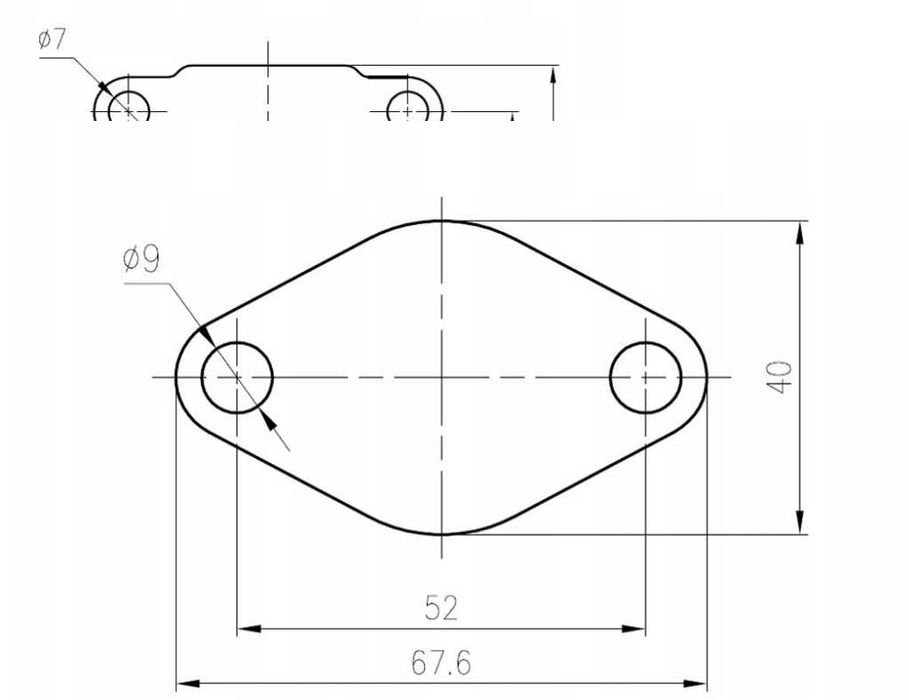 Клапан Заглушка ЕГР Fiat Alfa Romeo Opel Saab 1.9 2.4 JTD CDTI