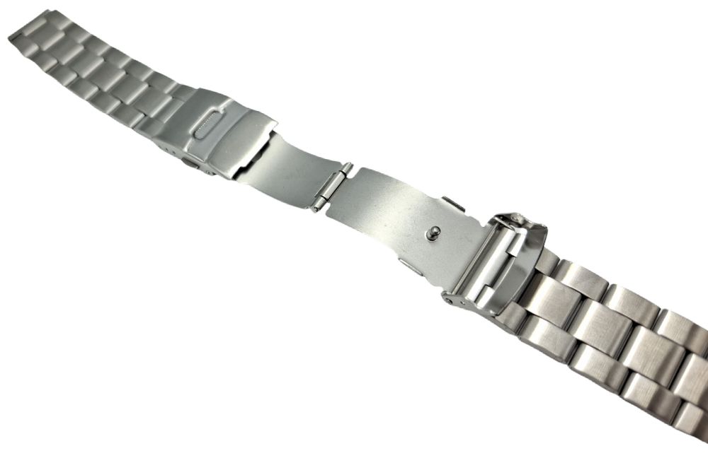 Nowa Bransoleta bransoletka do zegarka elegancka 18 mm stal nierdzewna