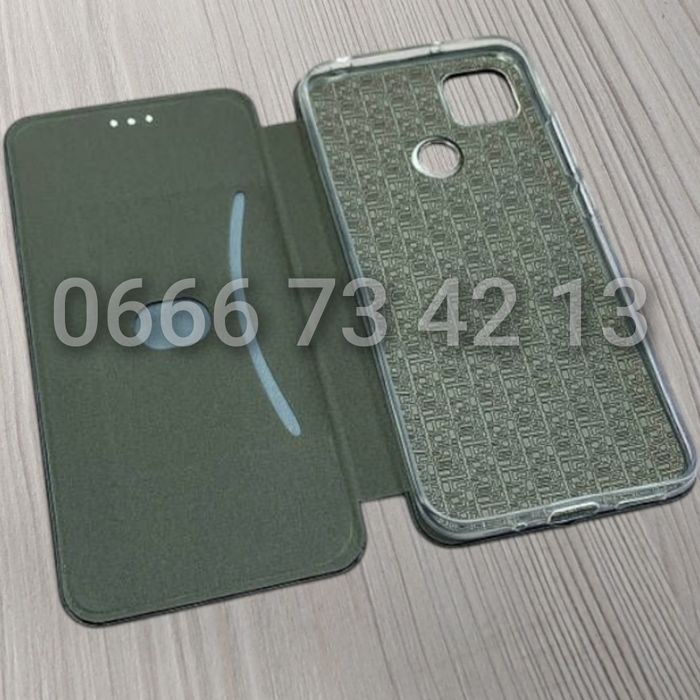 Чехол книжка на Xiaomi Redmi 9 9A 9C чохол книжка з магнітом шкіряний