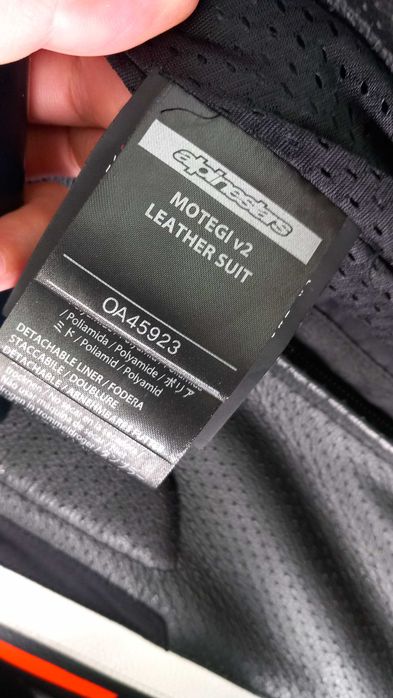 Fato Alpinestars Motegi 52 como novo
