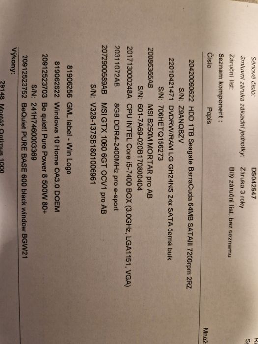 Komputer Intel Core i5, 8 GB RAM