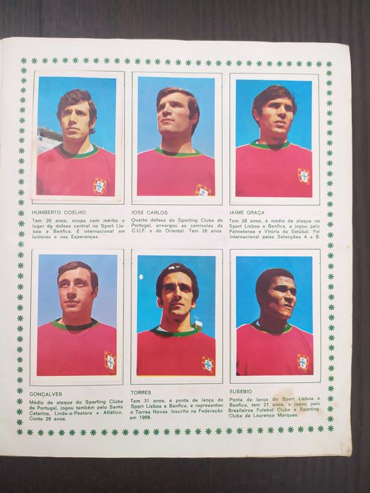 Caderneta Ases do IX Mundial México 1970