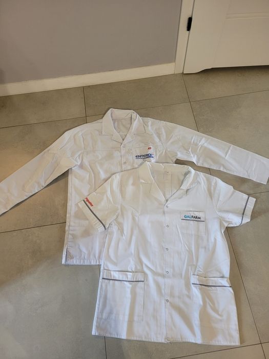 Fartuch laboratoryjny męski r. M bluza medyczna