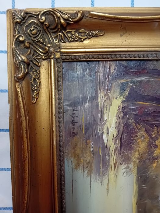 Quadro J sobral - pintura a óleo