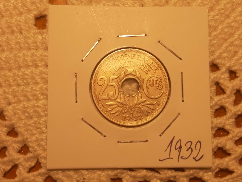 France - 1932 25-cent coin