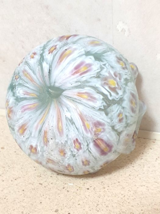Lindissima antiga taça Millefiori em vidro Murano