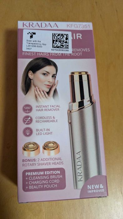 Removedor de pelos faciais