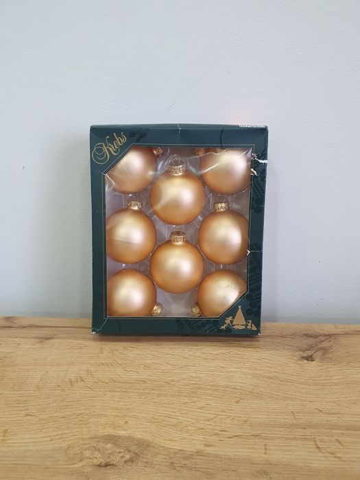 Bombki Szklane 8sztuk 6.7cm Krebs