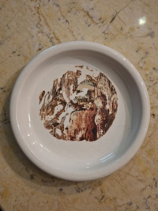 Prato pequeno antigo da fabrica de loiça SECLA