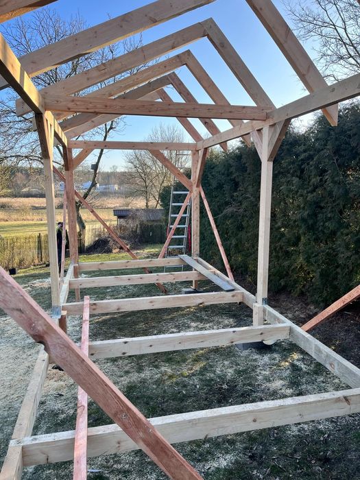 Gołębnik/kurnik woliera szkieletowy