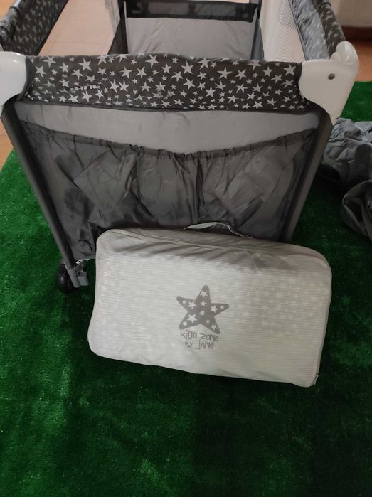 Cama de Viagem 2 Niveis Jané com colchão extra