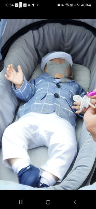 Garniturek do chrztu