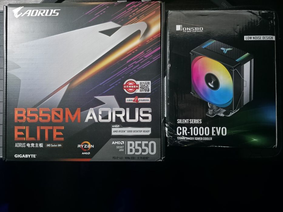 Ігровий к-т Gigabyte B550M Aorus Elite/Ryzen 5 5600/DDR4 32Gb (2x16)
