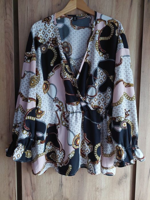 Nowa bluzka na długi rękaw r. 4xl   (48)