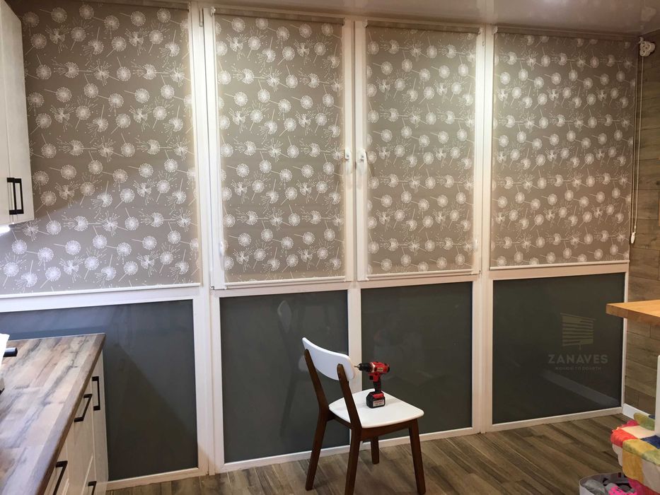 Тканинні ролети, жалюзи день ночь, римські, рулонні штори, ролеты