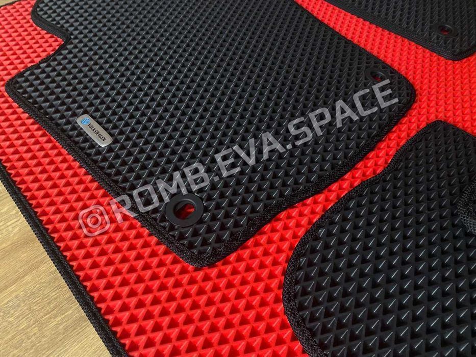 2 ЛОГО В ПОДАРУНОК / EVA Коврики ЕВА Volkswagen Skoda Audi BWM Seat