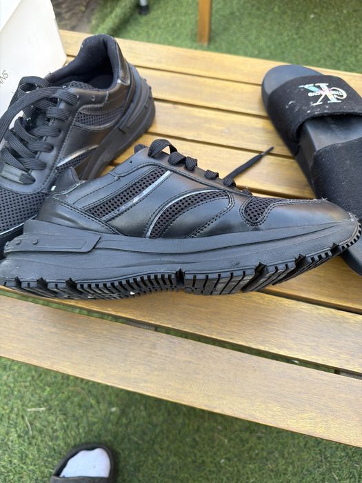 Buty Ck klapki plus klapki armani oryginały