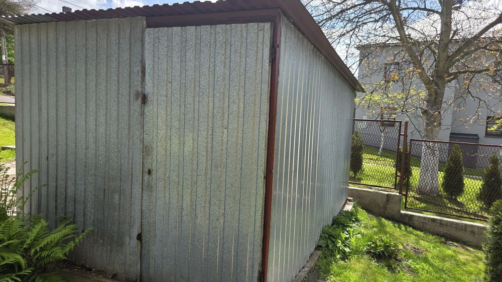 Garaż schowek blaszany 4x3 na budowe!!