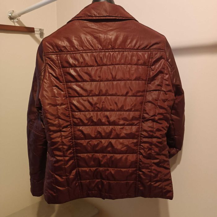 Kurtka ramoneska bordowa