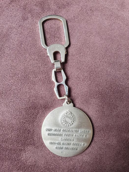 Porta-Chaves da Descoberta da Madeira e Porto Santo, em prata .925