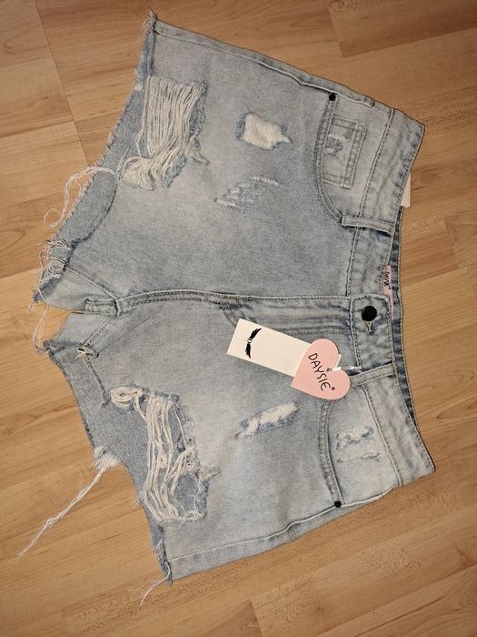 Damskie spodenki dżinsowe jeans rozm.42/XL
