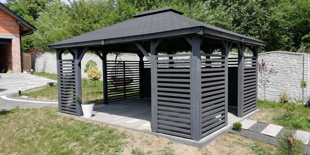 Altanka  5x4m Altana ogrodowa drewutnia domek