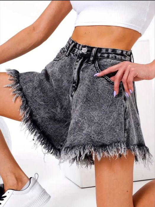 Жіночі джинсові шорти вільного крою, розмір XXL