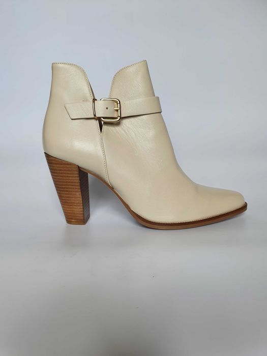 Elwgenackie kozakk skóra naturalna 41 beżowe