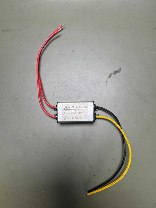 Conversor AC-DC 60W (12V-28V para 12V 5A)