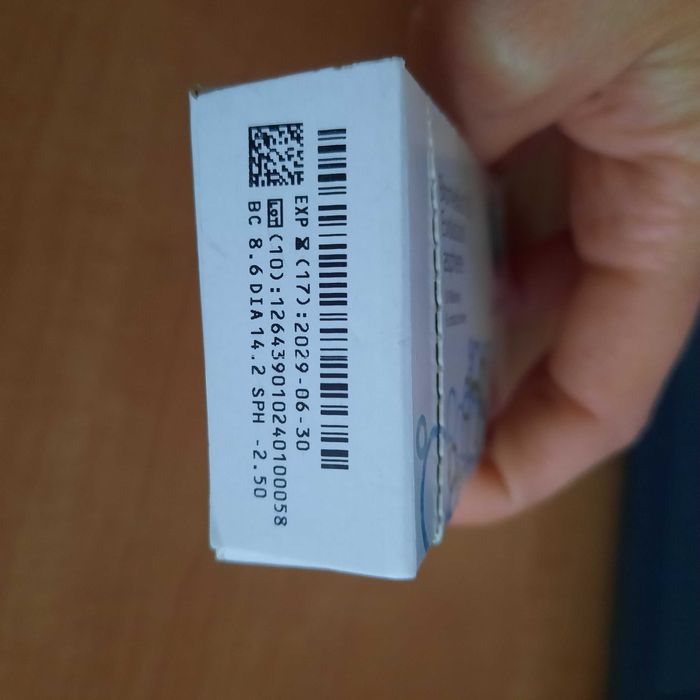 Soczewki miesięczne Biomedics / Biofinity - 2,5