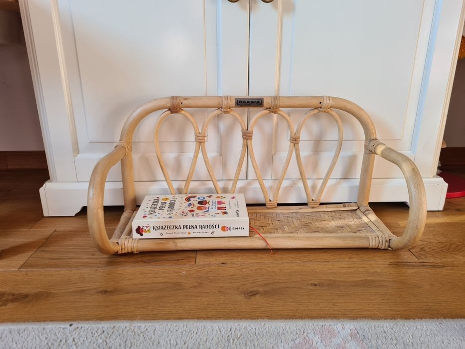 Półka rattanowa CHILDHOME, 23x53x23 cm