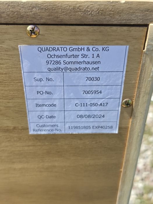 Komoda Quadrato lity dąb