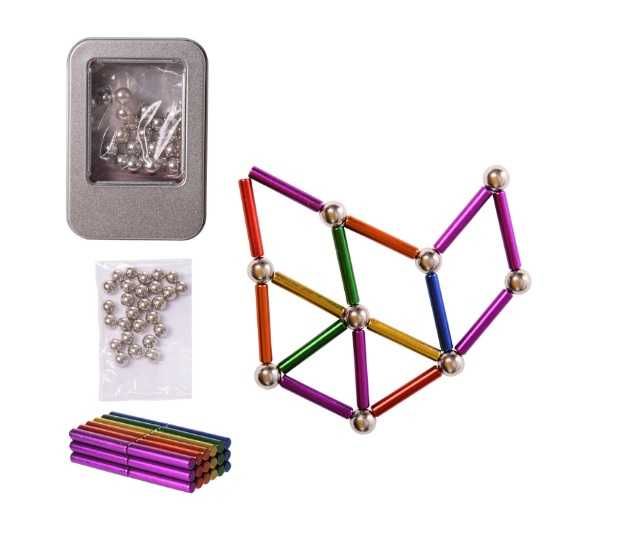 Магнитный конструктор неокуб тетракуб магнитные кубики 5мм шарики