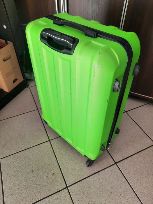 Duża pojemna Walizka torba wakacyjna podróżna turystyczna 75x28x50 ABS na kołach