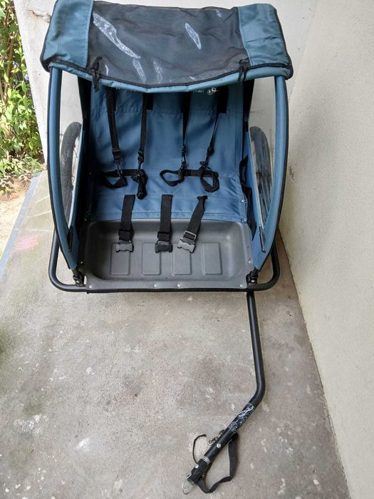 Przyczepka rowerowa dla 2 dzieci BIKE ORIGINAL