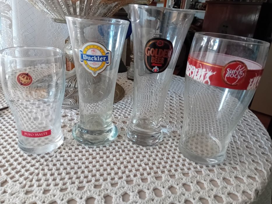 Copos para cerveja.
